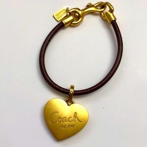 coach heart bracelet